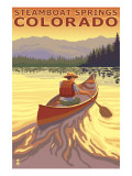 Steamboat Springs, CO - Canoe Posters