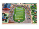 Des Moines, Iowa - Drake University; Aerial View of Stadium Láminas