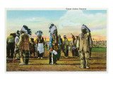 Osage Indian Dancers in Traditional Dress Posters