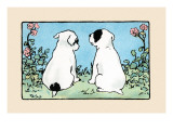Snip And Snap Look Away Print by Julia Dyar Hardy