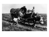 Pritchett, Colorado - Orville Ewing; Covered Wagon Scene Poster