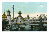 Coney Island, New York - Luna Park Scene Poster