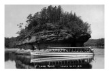 Lower Dells, Wisconsin - View of Lone Rock Prints