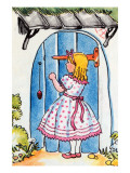 Goldilocks at the Bear's Cottage Affiche par Julia Letheld Hahn
