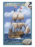 Plymouth, Massachusetts - Mayflower Poster