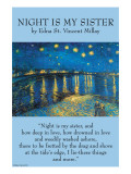 Night Is My Sister Póster Night Is My Sister Póster