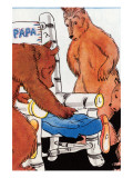 Bears Discover the Chairs Posters par Julia Letheld Hahn