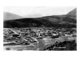 Skagway, Alaska - Panoramic View of Town Posters