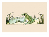 Pond Frog Posters av Frances Beem Pond Frog Posters av Frances Beem
