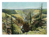 Yellowstone Nat'l Park, Wyoming - Canyon of the Yellowstone View Posters