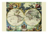 Stereographic Map of the World Photo by Moses Pitt