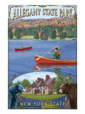 Allegany State Park, New York - Montage Posters