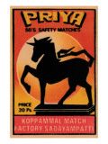 Priya 50's Safety Matches Prints