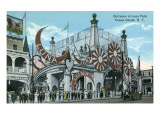 Coney Island, New York - Luna Park Entrance Affiches