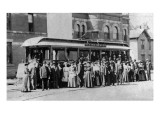 Denver, Colorado - Sightseeing Trolley with Crowd Posters
