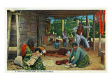 Typical Indian Home in the Southwest Kunstdrucke