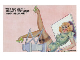 Pin-Up Girls - Why Go Sightseeing; Girl Wants You to Stay Poster
