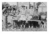 Grub Pile In Camp Columbus Poster