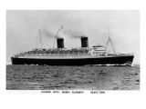 Cunard R M S Queen Elizabeth Ship Pósters