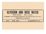 Glycerin and Rose Water Fotografía