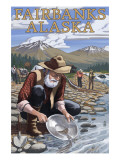 Gold Panner Mining Camp - Fairbanks, AK Print