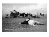 Deadwood, South Dakota - Stagecoach after a Hold-Up Plakát Deadwood, South Dakota - Stagecoach after a Hold-Up Plakát