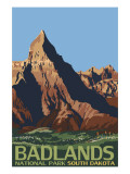 Badlands National Park, South Dakota Foto