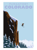 Purgatory, Colorado - Skier Jumping Posters