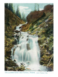 Yellowstone Nat'l Park, Wyoming - Little Firehole Falls View Photographie