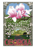 Georgia - Magnolias Prints