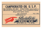Camphorated Oil U.S.P. Posters