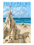 Isle of Palms, South Carolina - Sandcastle Prints