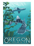 Oregon Coast - Leopard Shark Posters