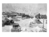 Steamboat Springs, Colorado - Snowy Street Scene Prints