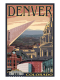 Denver, Colorado - Skyline View Posters