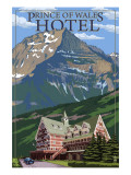 Waterton National Park, Canada - Prince of Wales Hotel Affiche
