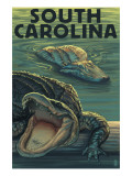 South Carolina - Alligators Prints