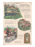 Winchester Mystery House - San Jose, CA - Technical Pósters Winchester Mystery House - San Jose, CA - Technical Pósters