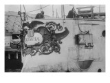 Stern Plate of the Battleship Olympia Posters