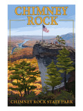 Chimney Rock State Park, NC - View from Top Poster