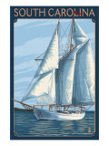 South Carolina Sailboat Art
