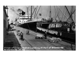Brownsville, Texas - Ships Docked in Port Plakat Brownsville, Texas - Ships Docked in Port Plakat