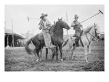 Wild West Polo Played By Cowboys on Horses at Coney Island - Poster Wild West Polo Played By Cowboys on Horses at Coney Island - Poster