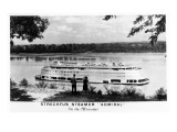 Streckfus Steamer Admiral on the Mississippi Print