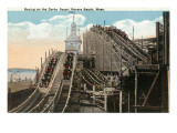 Revere Beach, Massachusetts - View of Derby Racer Affiche