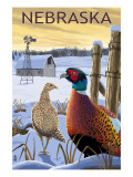 Pheasants - Nebraska Prints