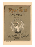 Raw Silk Filature Round Stork Chop, Yokohama Photographie