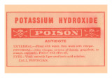 Potassium Hydroxide - Poison Posters