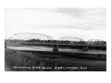 Sidney, Montana - Yellowstone River Bridge Panoramic Art
