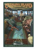 Catalina Island, California - Empress Glass Bottom Boat Prints